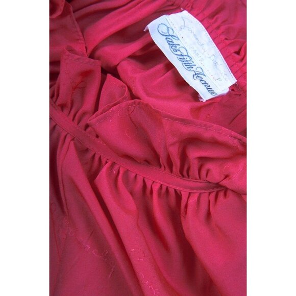 Vtg Givenchy Intimate Paris Lingerie Night Gown Rose Colored Saks Fifth Avenue E - Picture 2 of 9